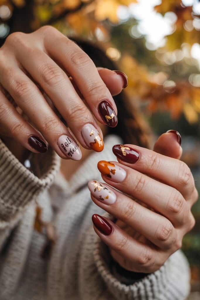 Comparison of short almond and squoval nail shapes on well-manicured hands, showing optimal filing techniques.